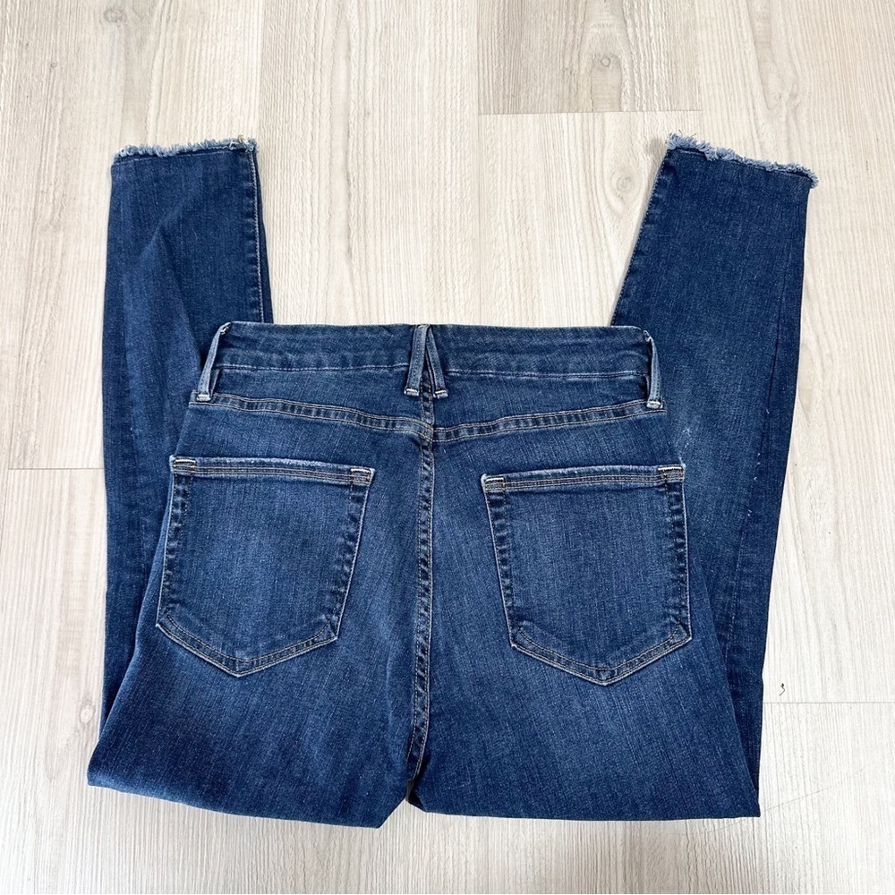 Good american good legs raw edges stretch jeans - Picture 8 of 9